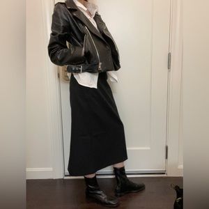 Zara Faux Leather Rider Jacket, Women Size M